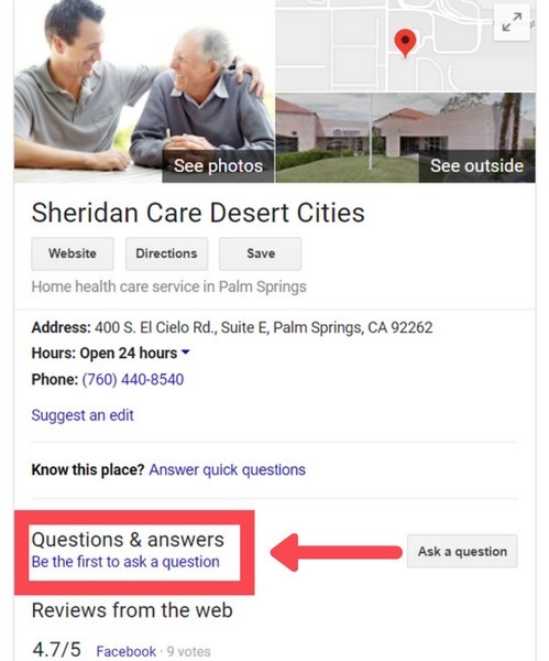 Google My Business Questions & Answers